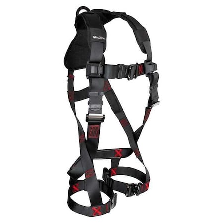 Not Applicable Fall Protection Harness, L/XL, 425 lb, Quick-Connect Chest/ Quick-Connect Leg Straps MPN:8141BLXL