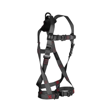 Not Applicable Fall Protection Harness, L/XL, 425 lb, Quick-Connect Chest/ Quick-Connect Leg Straps MPN:8141LXL