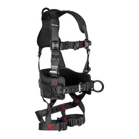 Not Applicable Fall Protection Harness, L/XL, 425 lb, Quick-Connect Chest/ Quick-Connect Leg Straps MPN:8144QCLXL