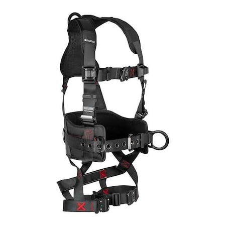 Not Applicable Fall Protection Harness, S/M, 425 lb, Quick-Connect Chest/ Quick-Connect Leg Straps MPN:8144QCSM
