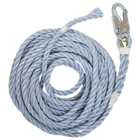 Vertical Lifeline, Blue, Steel Hardware MPN:8149