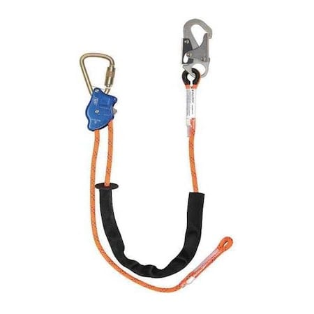Adjustable Positioning Lanyard, 10 ft. Length, Not Applicable, Not Applicable, 1 Leg(s) MPN:8165B10