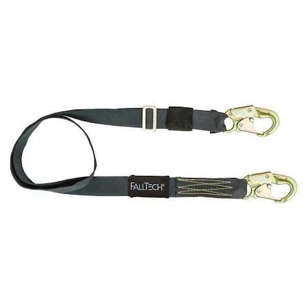 Condor Restraint Lanyard, 6 ft. Length, Snap Hook, Steel, 1 Leg(s), 425 lb. Weight Capacity MPN:8209WT