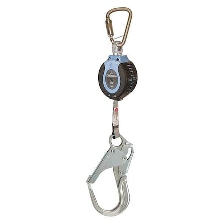 Falcon Self-Retracting Lifeline, 6 ft. Length, Carabiner, Steel, 1 Leg(s), 310 lb. Weight Capacity MPN:82706SB5