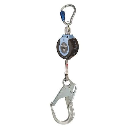Falcon Self-Retracting Lifeline, 6 ft. Length, Carabiner, Aluminum, 1 Leg(s) MPN:82706SG5