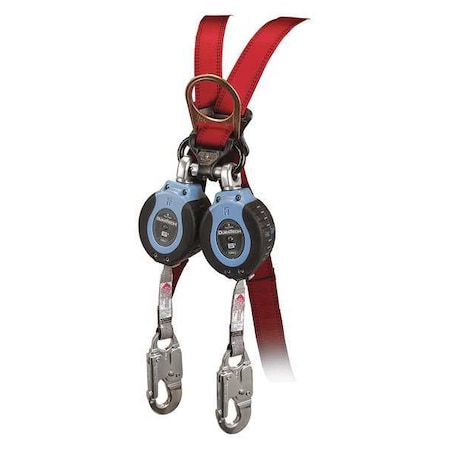 Titan™ Self-Retracting Lifeline, 6 ft. Length, Carabiner, Steel, 2 Leg(s) MPN:82706TB4