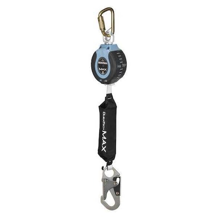 Not Applicable Self-Retracting Lifeline, 9 ft. Length, Carabiner, Steel, 1 Leg(s) MPN:82709SB1