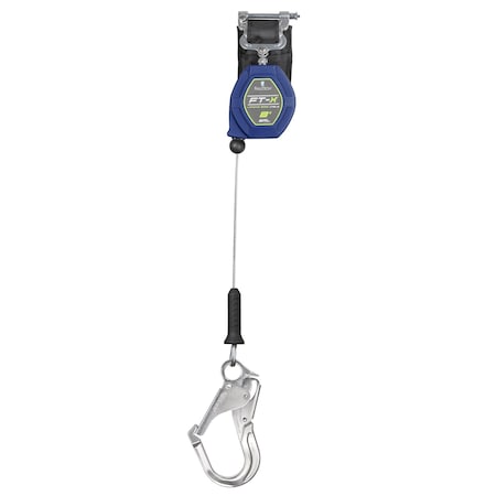 FT-X Self Retracting Lifeline, 8 ft. Length, Quick-Connect, Aluminum, 1 Leg(s) MPN:82808SP5