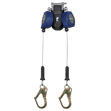 FT-X Self Retracting Lifeline, 8 ft. Length, Quick-Connect, Aluminum, 2 Leg(s) MPN:82808TP0