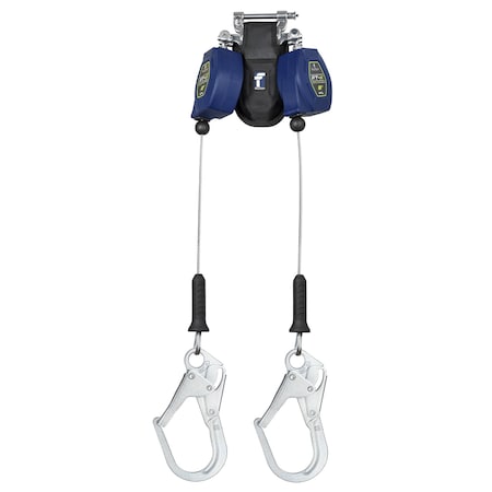 FT-X Self Retracting Lifeline, 8 ft. Length, Quick-Connect, Aluminum, 2 Leg(s) MPN:82808TP3