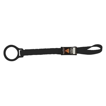 D-Ring Extender, Kevlar, 425 lb, Black, Insulated D-ring MPN:8366LAF