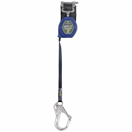 Not Applicable Self-Retracting Lifeline, 8 ft. Length, Quick-Connect, Aluminum, Steel, 1 Leg(s) MPN:84108SP5