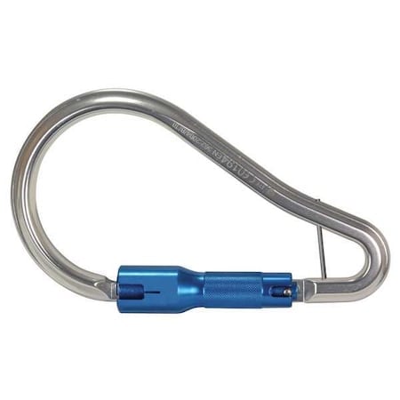 Carabiner, Twist-Lock, Pear, 8 in Length, 2