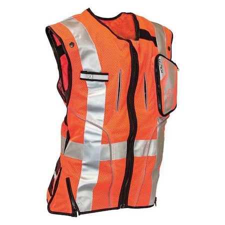 Construction Safety Vest, Orange, L/XL MPN:G5055LX