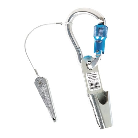 Rope Clamp Adjuster, 425 lb, Steel, For Use With: Rescue Unit MPN:G68040B