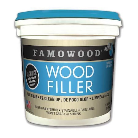 Wood Filler, 1 gal, Pail, Walnut MPN:40002142