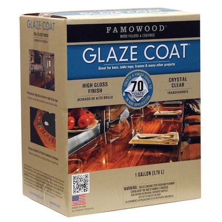 1 gal Finish, High Gloss Finish, Clear, Oil Base MPN:5050110
