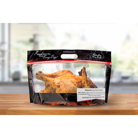 Laminated Hot Food Pouch, 2.75 mi, PK250 MPN:SLDHOTFOODRG