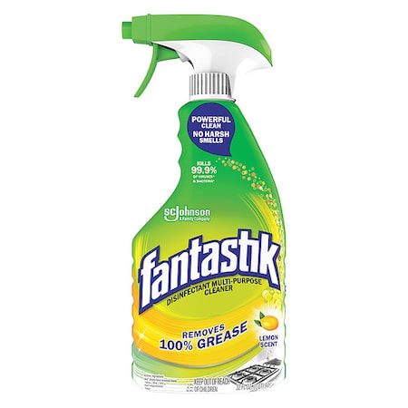 Cleaner and Disinfectant, 32 oz. Trigger Spray Bottle, Unscented, 8 PK MPN:366094