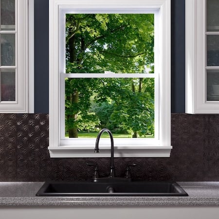 Fasade 18in x 24in Lotus Smoked Pewter Backsplash Panel 5pk MPN:PB6327