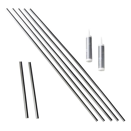 Fasade Accessory Kit Brushed Aluminum MPN:14908