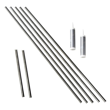Fasade Accessory Kit Crosshatch Silver MPN:14921