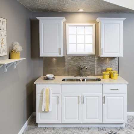 Fasade 18in x 24in Ripple Brushed Nickel Backsplash Panel 5pk MPN:PB6229