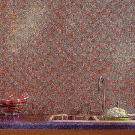 Fasade 18in x 24in Lotus Copper Fantasy Backsplash Panel 5pk MPN:PB6311