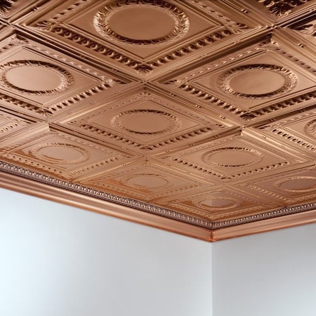 Rosette 2Ftx4Ft Glue Up Ceiling Til, PK 5, 5 PK MPN:PG5425