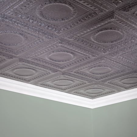 Rosette 2Ftx4Ft Glue Up Ceiling Til, PK 5, 5 PK MPN:PG5430