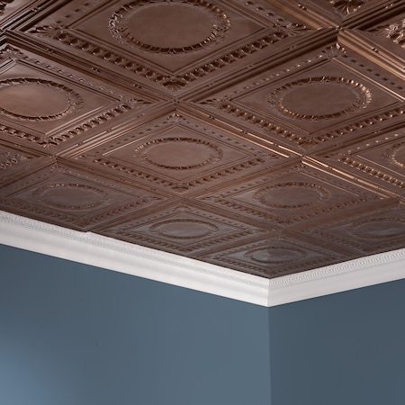 Rosette 2Ftx4Ft Glue Up Ceiling Til, PK 5, 5 PK MPN:PG5431