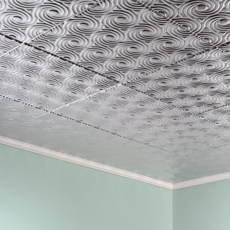 Cyclone 2Ftx2Ft Glue Up Ceiling Til, PK 5, 5 PK MPN:PG7208