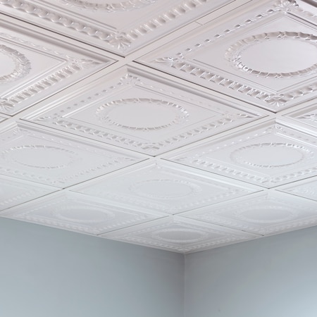 Rosette 2Ftx2Ft Lay In Ceiling Tile, PK 5, 5 PK MPN:PL5701