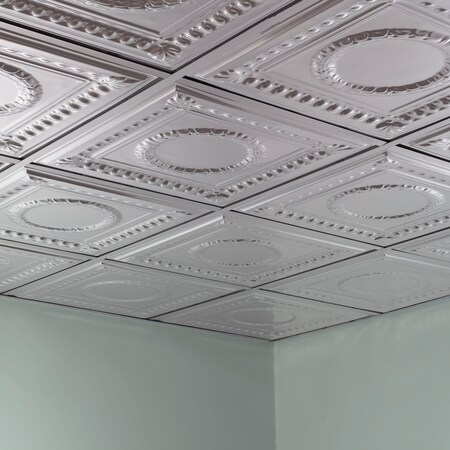Rosette 2Ftx2Ft Lay In Ceiling Tile, PK 5, 5 PK MPN:PL5708
