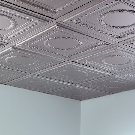 Rosette 2Ftx2Ft Lay In Ceiling Tile, PK 5, 5 PK MPN:PL5709