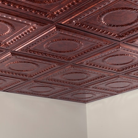 Rosette 2Ftx2Ft Lay In Ceiling Tile, PK 5, 5 PK MPN:PL5718