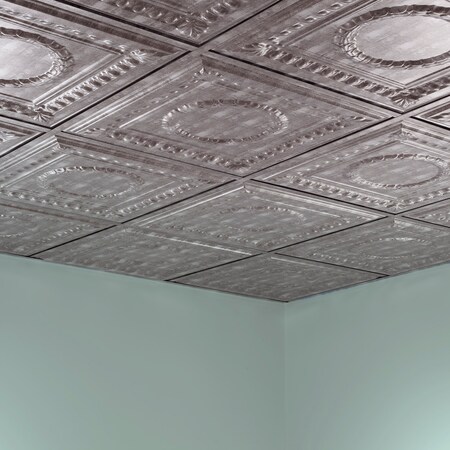 Rosette 2Ftx2Ft Lay In Ceiling Tile, PK 5, 5 PK MPN:PL5721