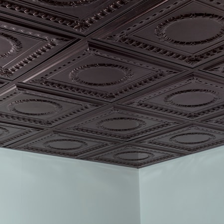 Rosette 2Ftx2Ft Lay In Ceiling Tile, PK 5, 5 PK MPN:PL5727