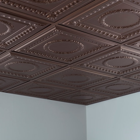 Rosette 2Ftx2Ft Lay In Ceiling Tile, PK 5, 5 PK MPN:PL5728