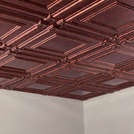 Coffer 2Ftx2Ft Lay In Ceiling Tile, PK 5, 5 PK MPN:PL6118