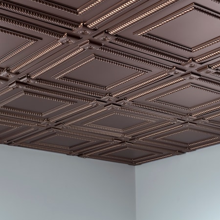 Coffer 2Ftx2Ft Lay In Ceiling Tile, PK 5, 5 PK MPN:PL6128