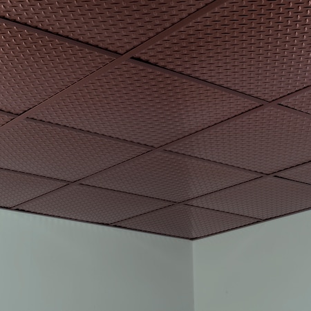 Diamond Plate 2Ftx2Ft Lay In Ceilin, PK 5, 5 PK MPN:PL6626
