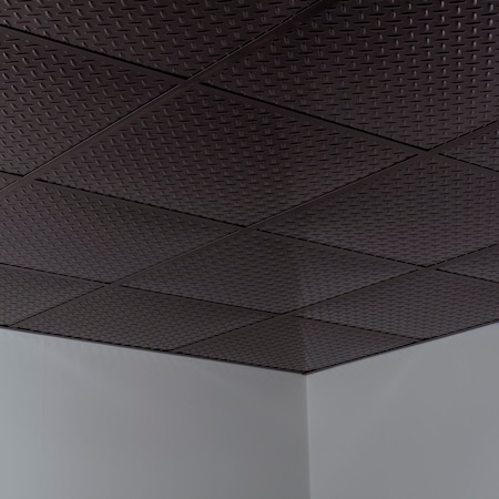 Diamond Plate 2Ftx2Ft Lay In Ceilin, PK 5, 5 PK MPN:PL6627