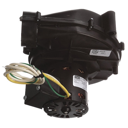 Draft Inducer Blower, 115, Plastic, 6 13/32 in W, 9 7/64 in H, 2.0/2.15