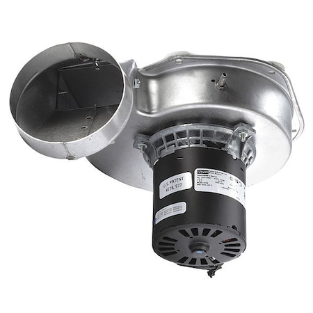 Draft Inducer Blower, 115, Steel, 6 5/32 in W, 8 1/2 in H, 4.9/3.85