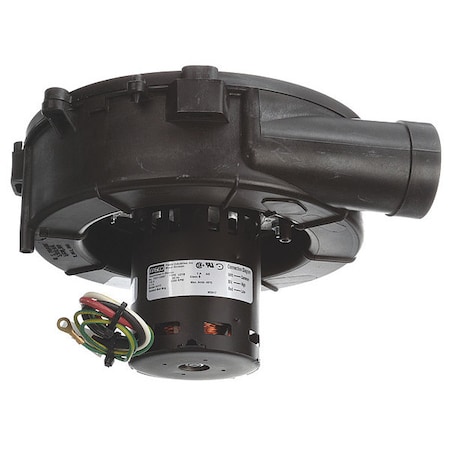 Draft Inducer, 115, Plastic, 6 in W, 8 1/2 in H, 2.0/2.1 Inlet and Outlet Dia. MPN:A213