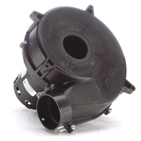 Round OEM Blower, 3400/2400 RPM, 1 Phase, Direct, Plastic 2 Speed MPN:A246