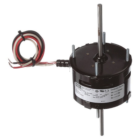 HVAC Motor, 1/125-1/200 HP, 115V, CCW/LE MPN:D129