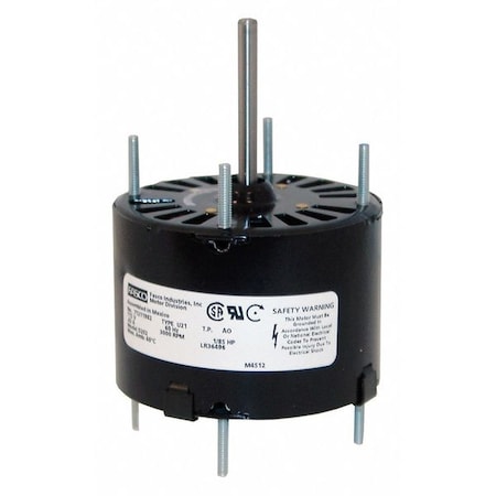 HVAC Motor, 1/20 HP, 1500 rpm, 230V, 3.3 MPN:D188