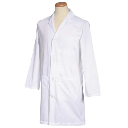 Lab Coat, Polyester/Cotton, 3 Pockets, Buttons MPN:499 48